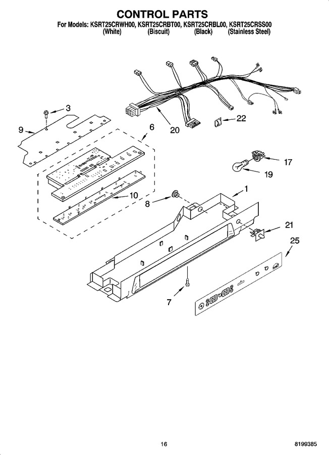 Diagram for KSRT25CRBL00