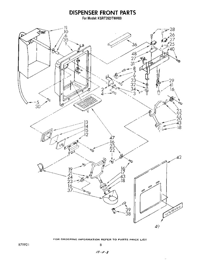 Diagram for KSRT26DTWH00