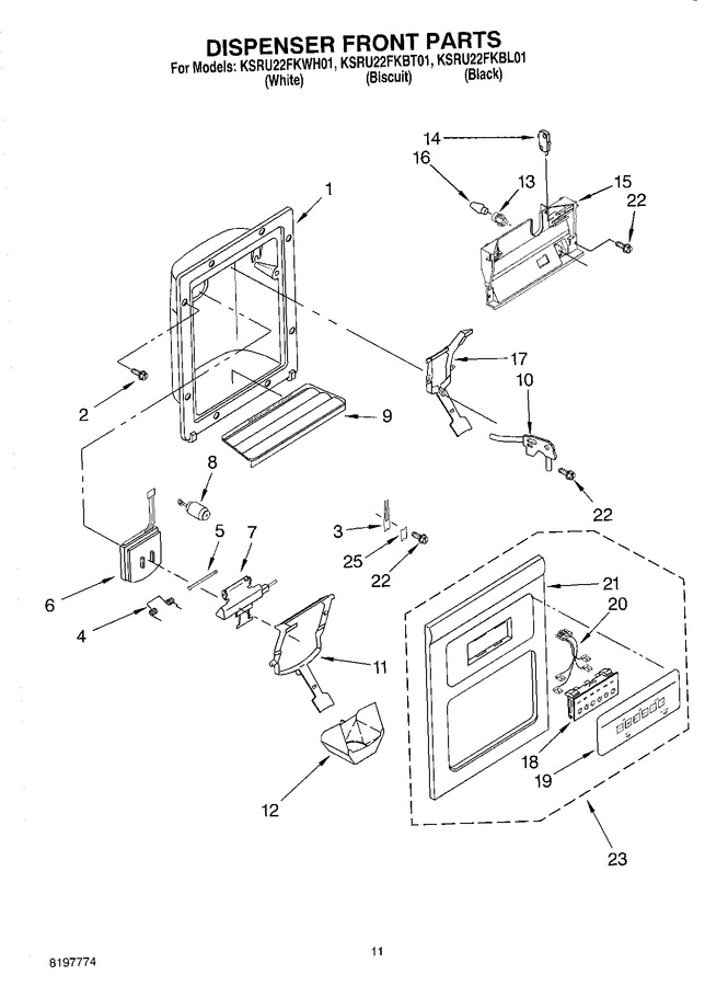 Diagram for KSRU22FKWH01