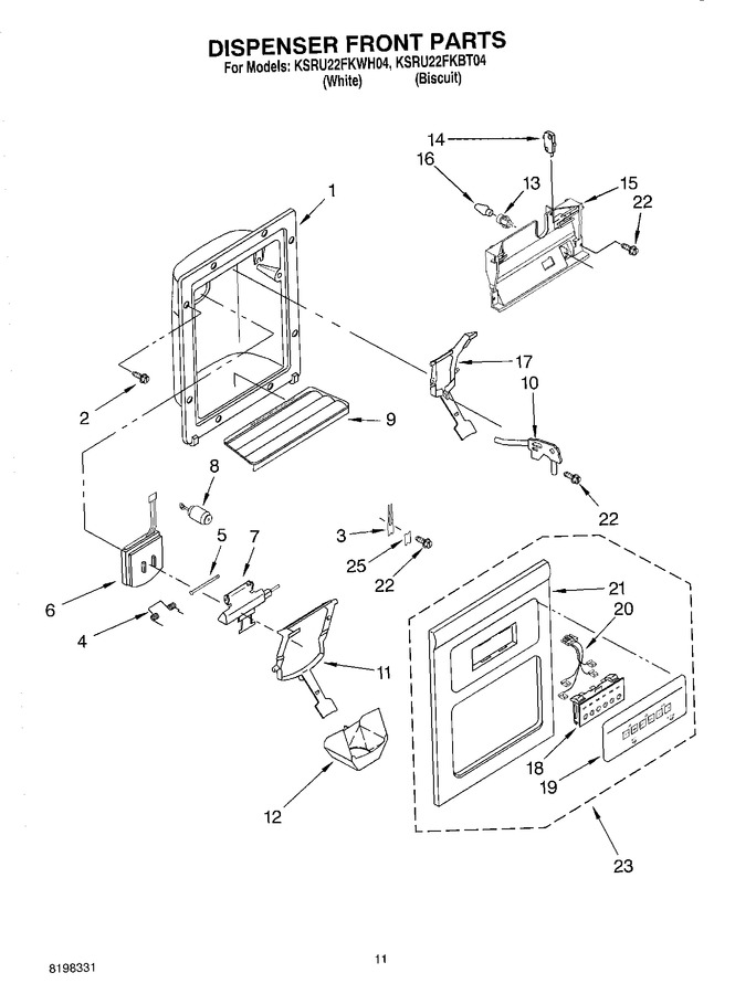 Diagram for KSRU22FKWH04