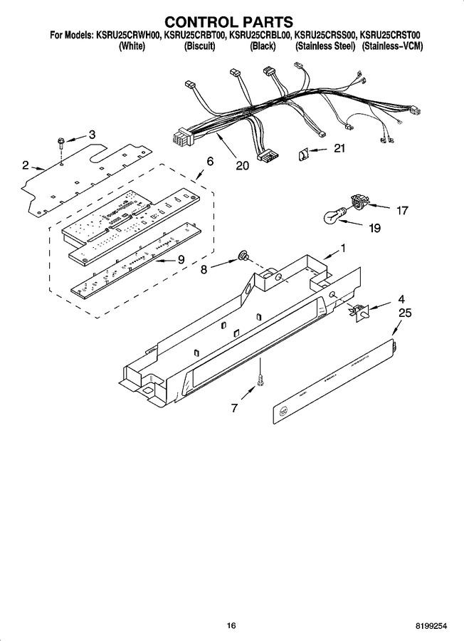 Diagram for KSRU25CRWH00