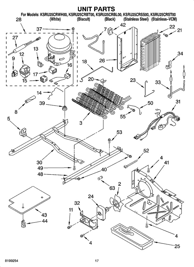 Diagram for KSRU25CRWH00