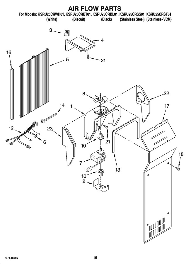 Diagram for KSRU25CRBL01