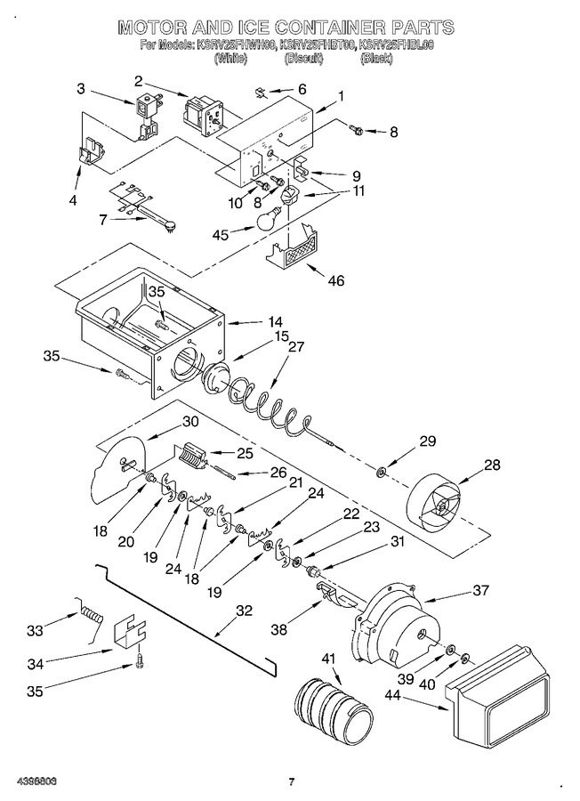 Diagram for KSRV25FHWH00