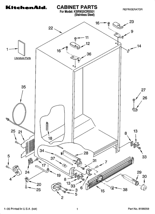 Diagram for KSRW25CRSS01