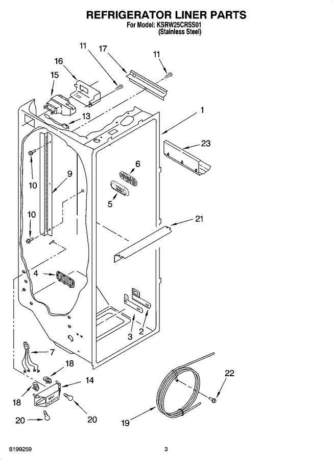 Diagram for KSRW25CRSS01