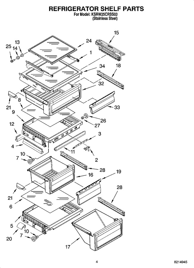 Diagram for KSRW25CRSS03