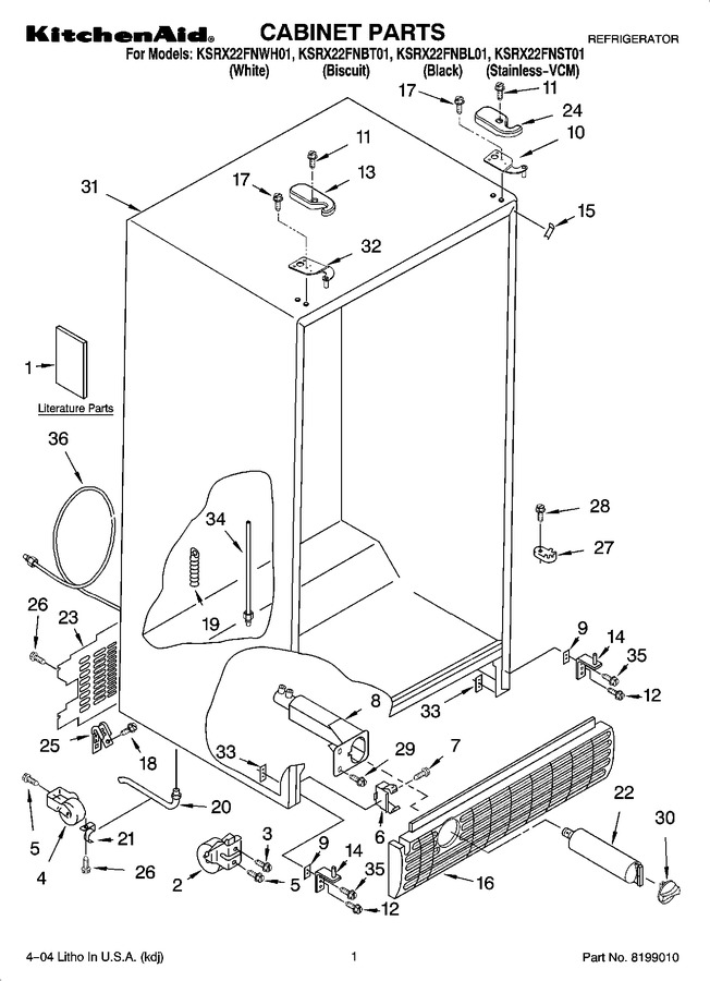 Diagram for KSRX22FNBL01