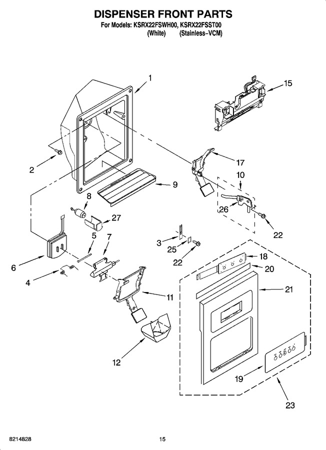 Diagram for KSRX22FSWH00