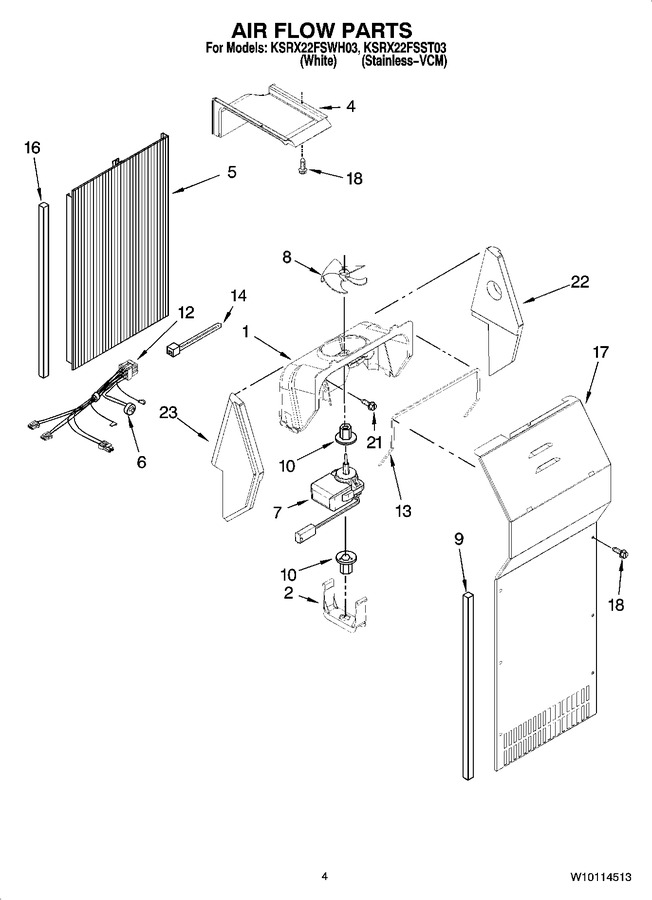 Diagram for KSRX22FSWH03