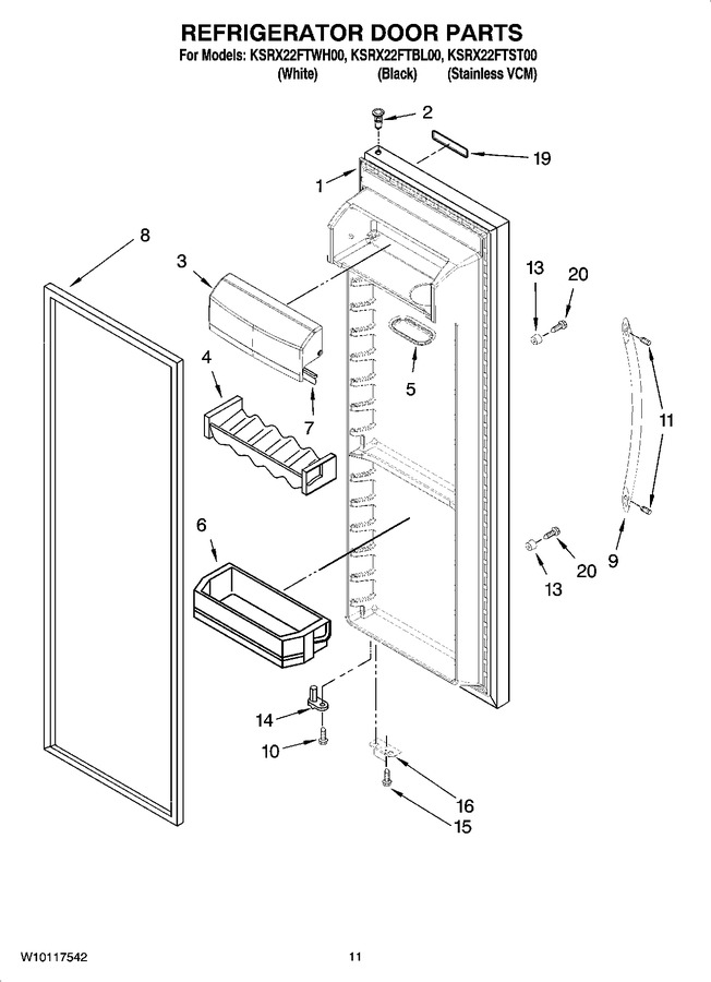 Diagram for KSRX22FTWH00