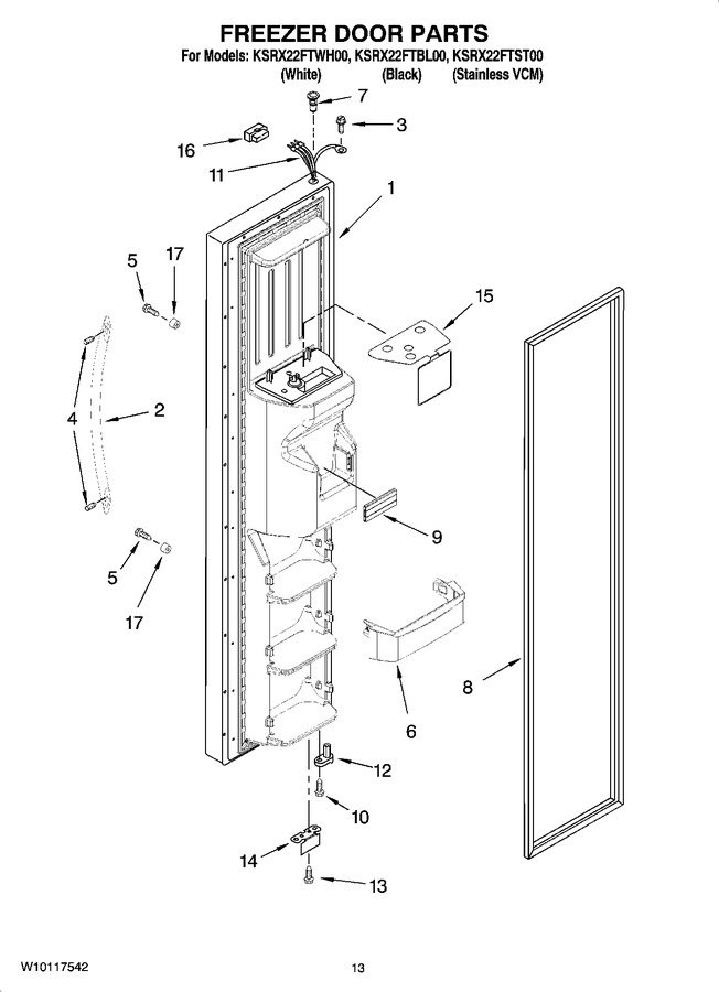Diagram for KSRX22FTWH00