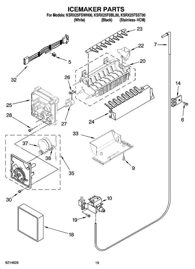 Diagram for KSRX25FSST00