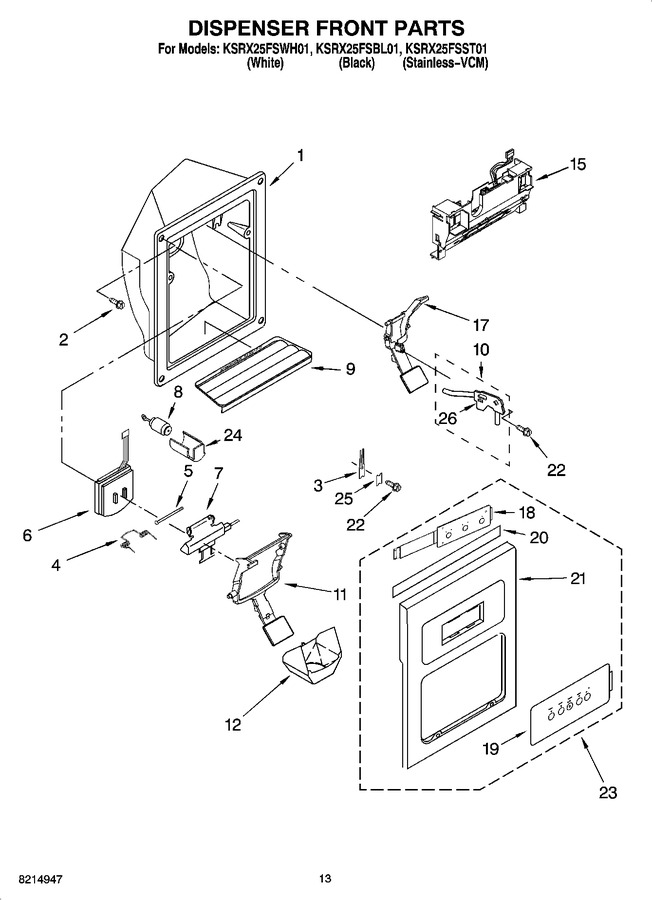 Diagram for KSRX25FSST01
