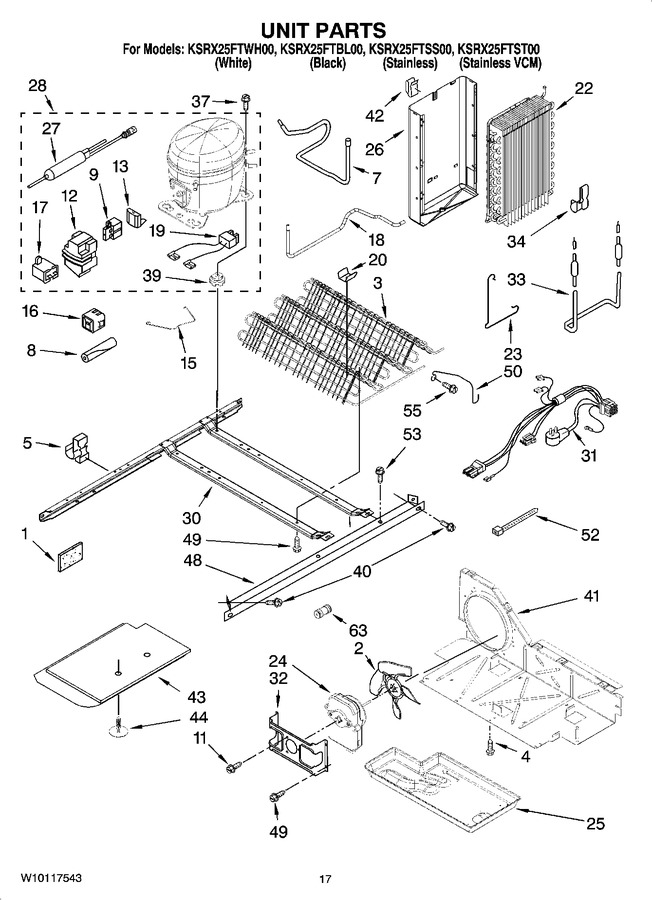 Diagram for KSRX25FTWH00