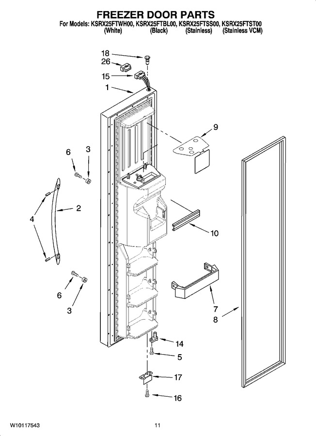 Diagram for KSRX25FTBL00