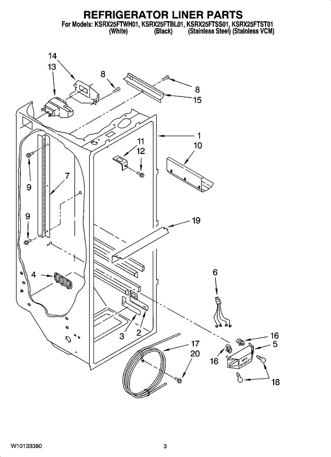 Diagram for KSRX25FTBL01