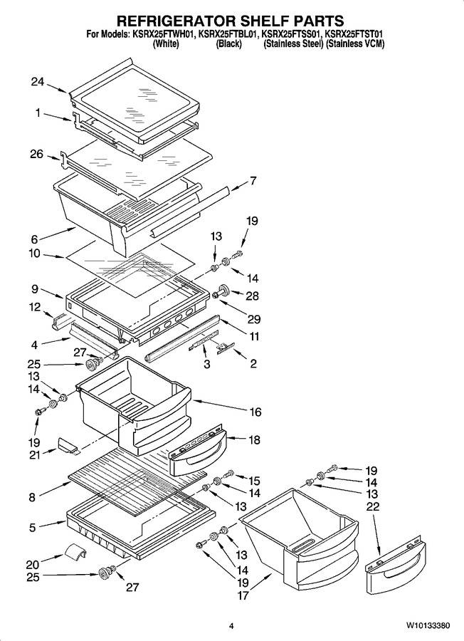 Diagram for KSRX25FTBL01