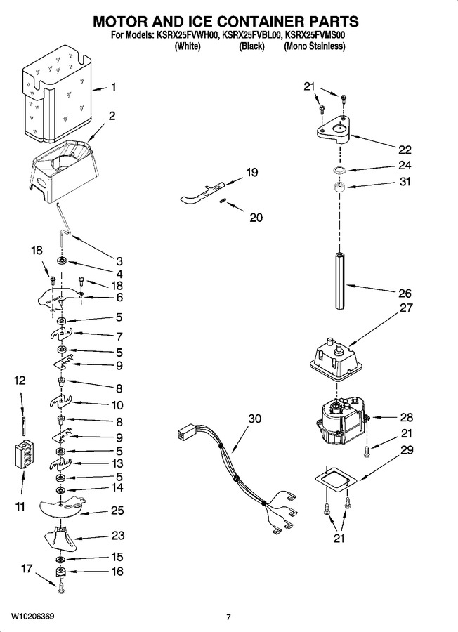 Diagram for KSRX25FVBL00