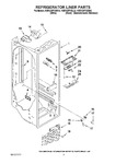 Diagram for 02 - Refrigerator Liner Parts