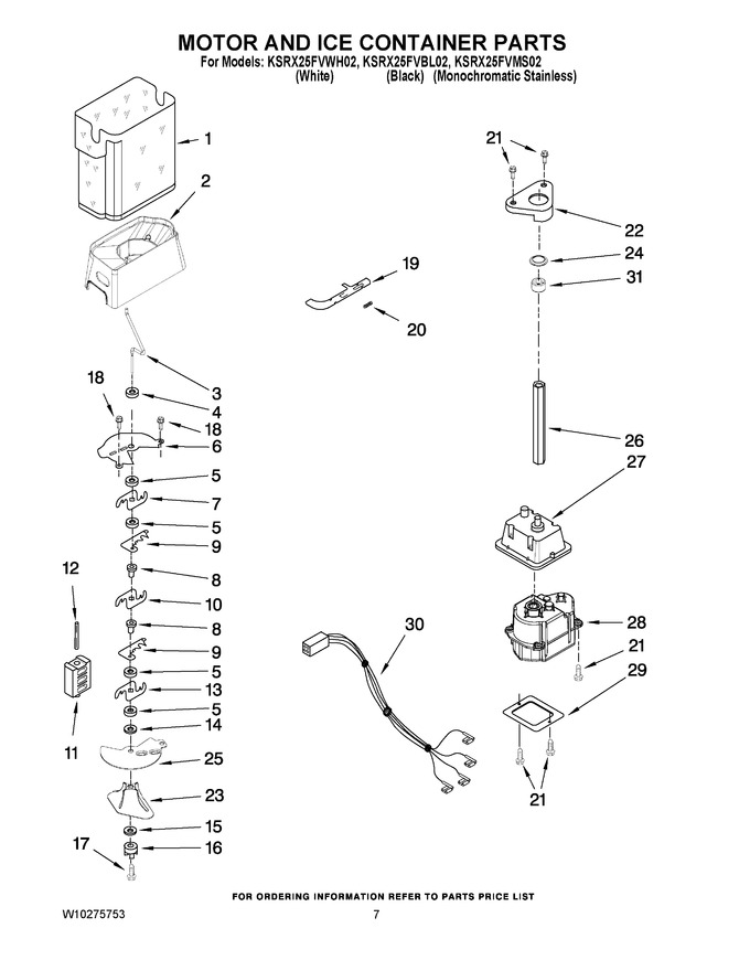 Diagram for KSRX25FVWH02