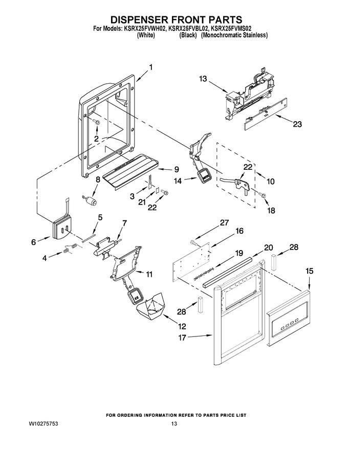 Diagram for KSRX25FVWH02