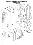 Diagram for 08 - Freezer Liner And Air Flow Parts