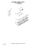 Diagram for 05 - Control Panel Parts