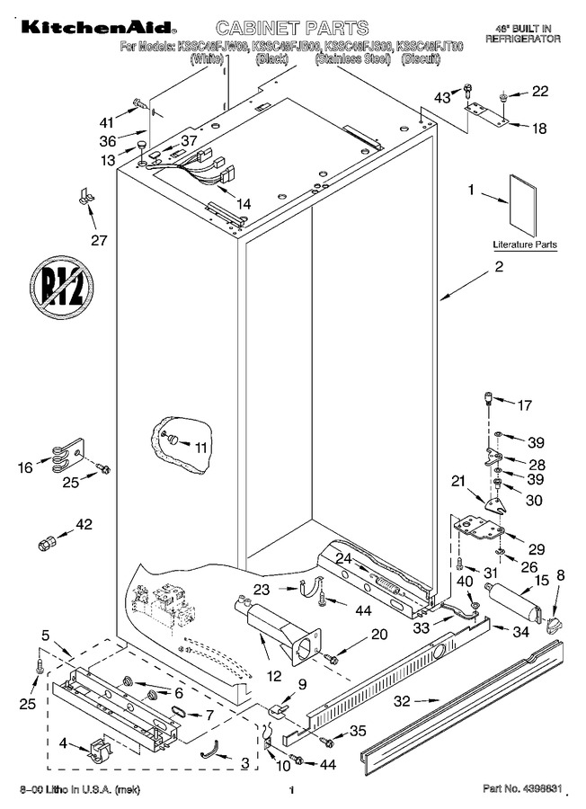 Diagram for KSSC48FJW00