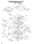 Diagram for 07 - Refrigerator Shelf Parts