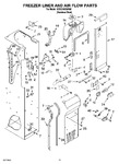 Diagram for 08 - Freezer Liner And Air Flow Parts