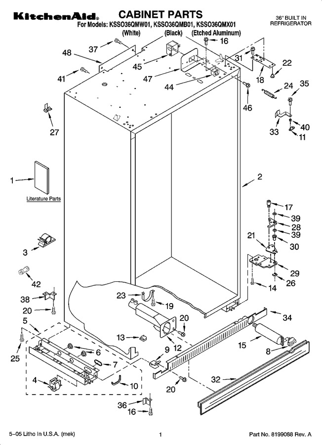Diagram for KSSO36QMX01