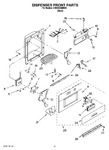 Diagram for 12 - Dispenser And Front Parts