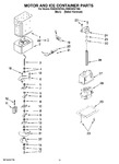 Diagram for 09 - Motor And Ice Container Parts
