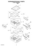 Diagram for 07 - Refrigerator Shelf Parts