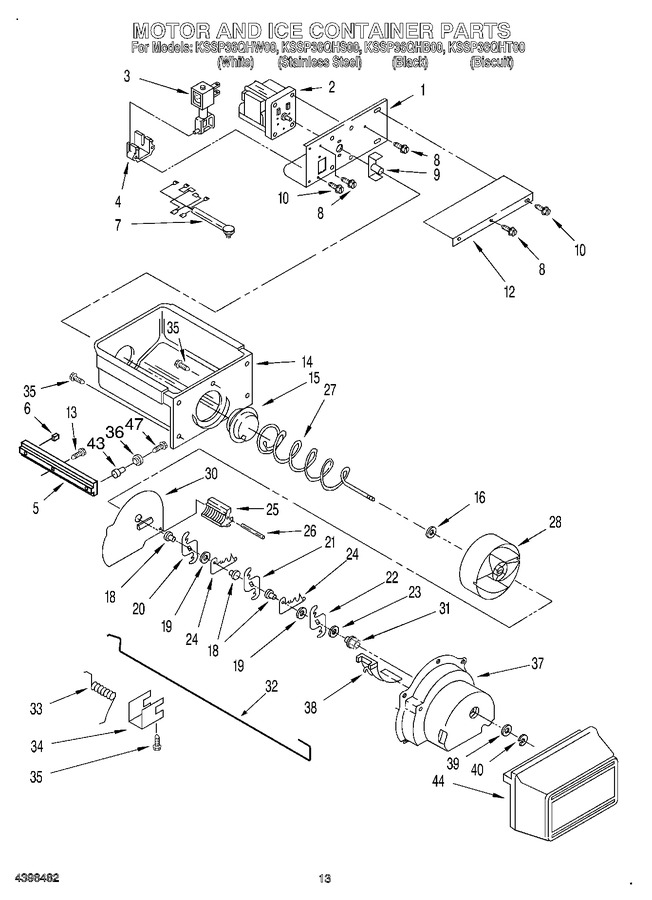 Diagram for KSSP36QHW00