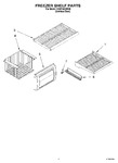 Diagram for 03 - Freezer Shelf Parts