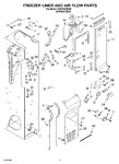 Diagram for 08 - Freezer Liner And Air Flow Parts