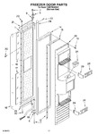 Diagram for 11 - Freezer Door Parts
