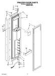 Diagram for 11 - Freezer Door Parts