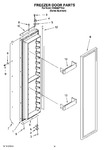 Diagram for 10 - Freezer Door Parts