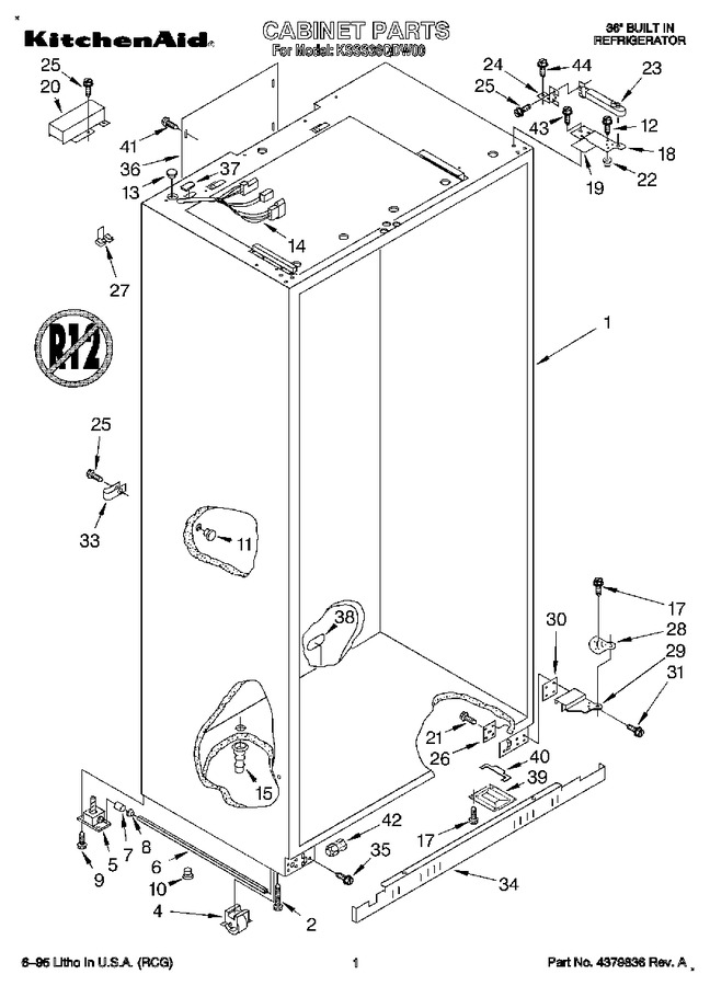Diagram for KSSS36QDW00