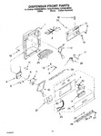 Diagram for 12 - Dispenser And Front Parts