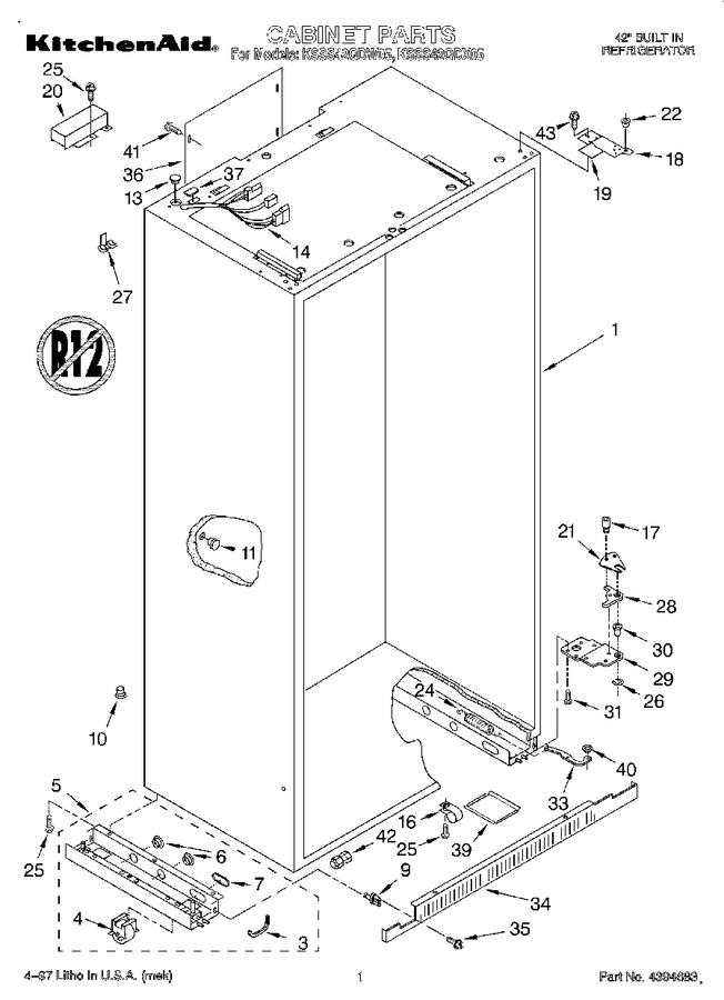Diagram for KSSS42QDW05