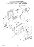 Diagram for 12 - Dispenser And Front Parts