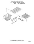 Diagram for 03 - Freezer Shelf Parts