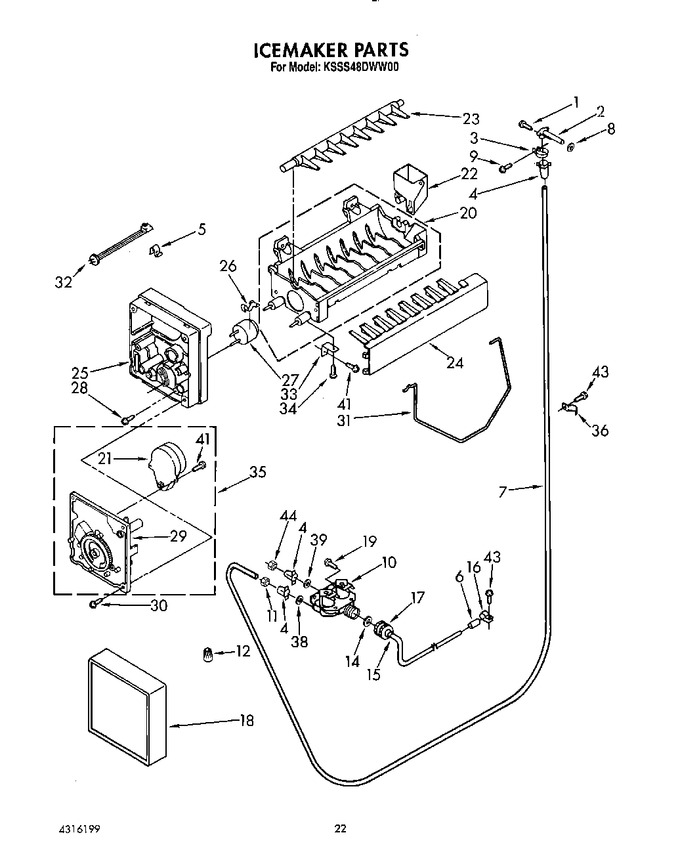 Diagram for KSSS48DWW00