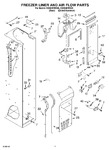 Diagram for 08 - Freezer Liner And Air Flow Parts
