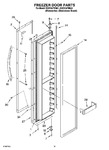 Diagram for 10 - Freezer Door Parts