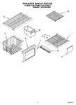 Diagram for 03 - Freezer Shelf Parts